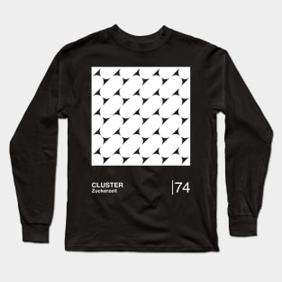 Zuckerzeit / Original Minimalist Graphic Artwork Design Long Sleeve T-Shirt
